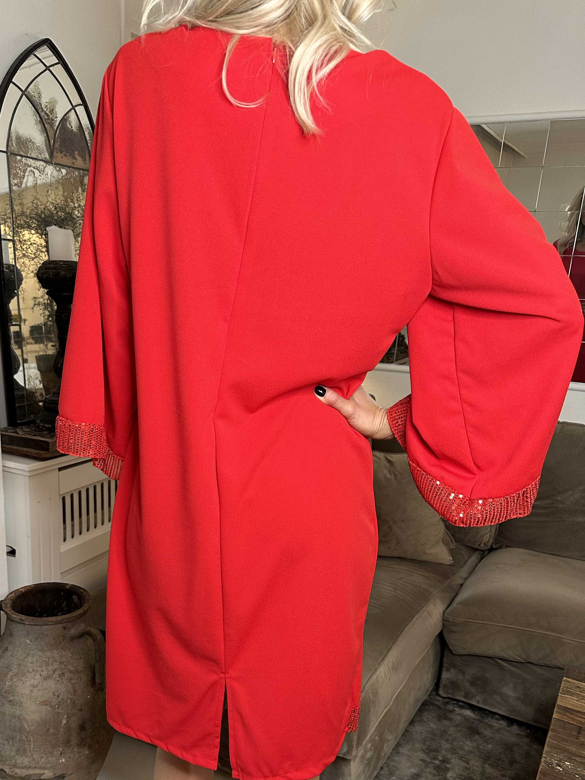 Lanza - Fin kjole detaljeret med paillet kanter